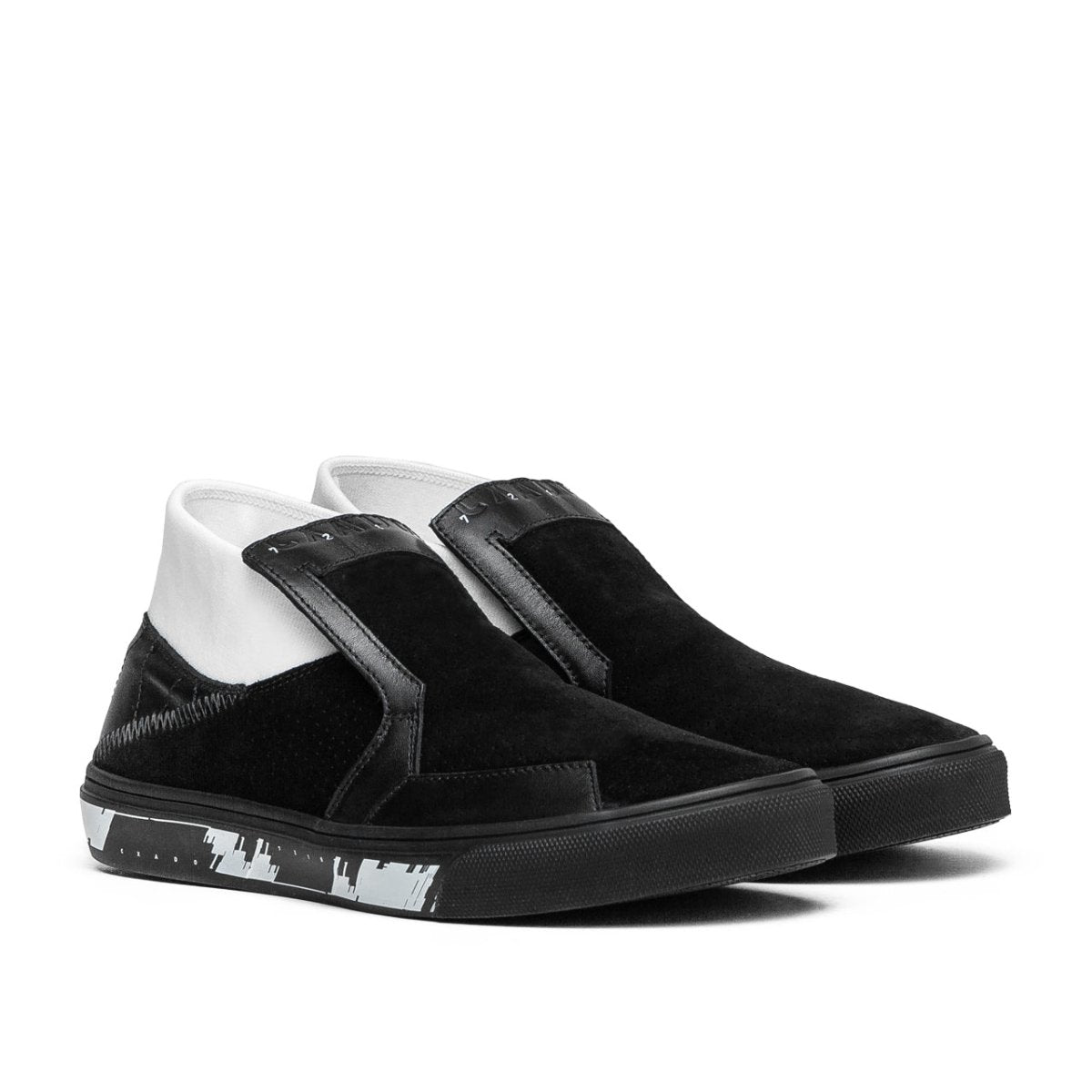 Stone Island Shadow Project Slip-On Mid Suede (Schwarz)  - Allike Store