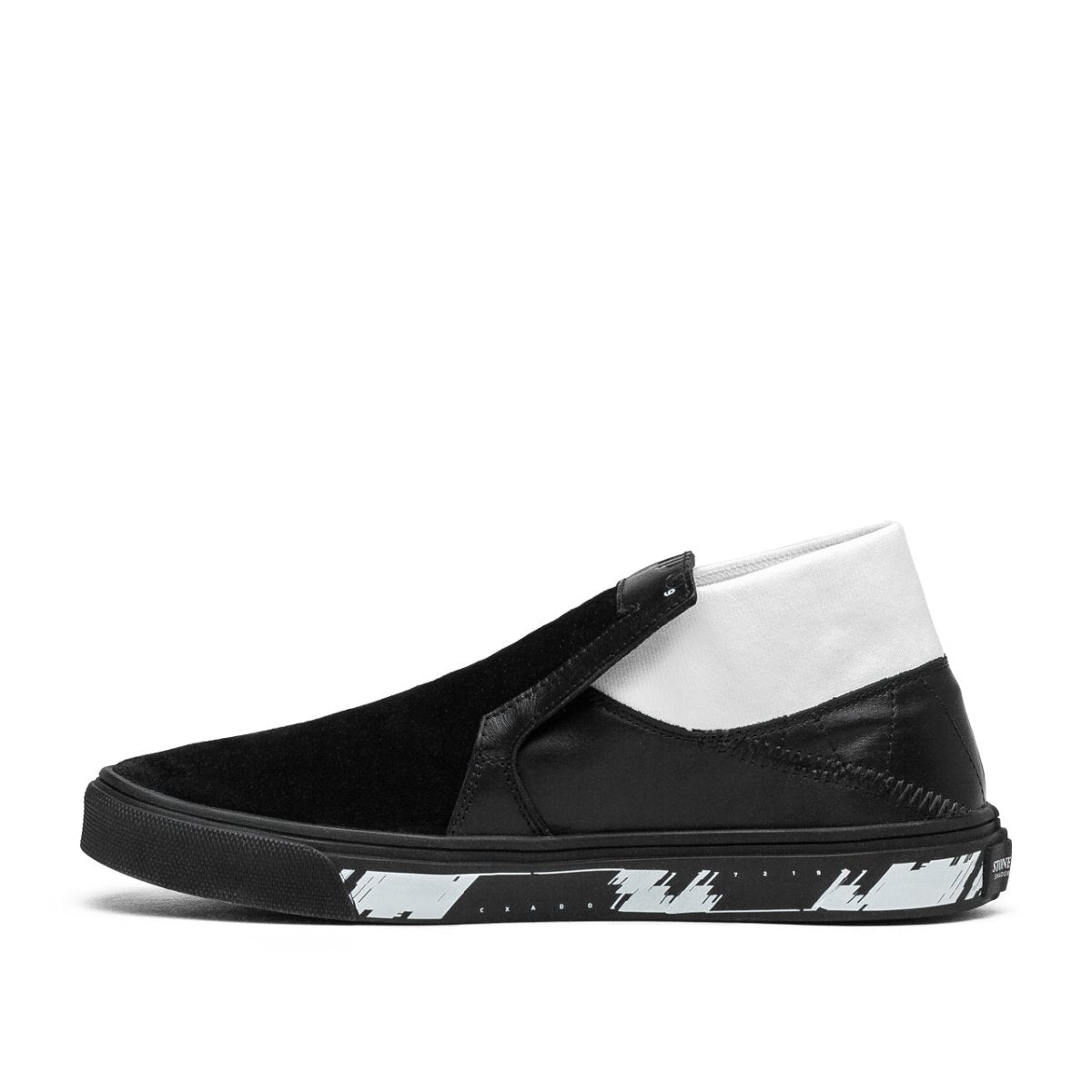 Stone Island Shadow Project Slip-On Mid Suede (Schwarz)  - Allike Store