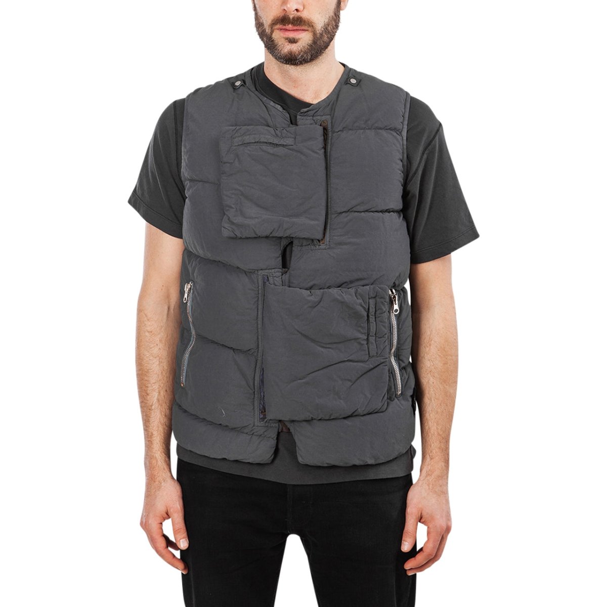 Stone Island Shadow Project Weste (Grau)  - Allike Store