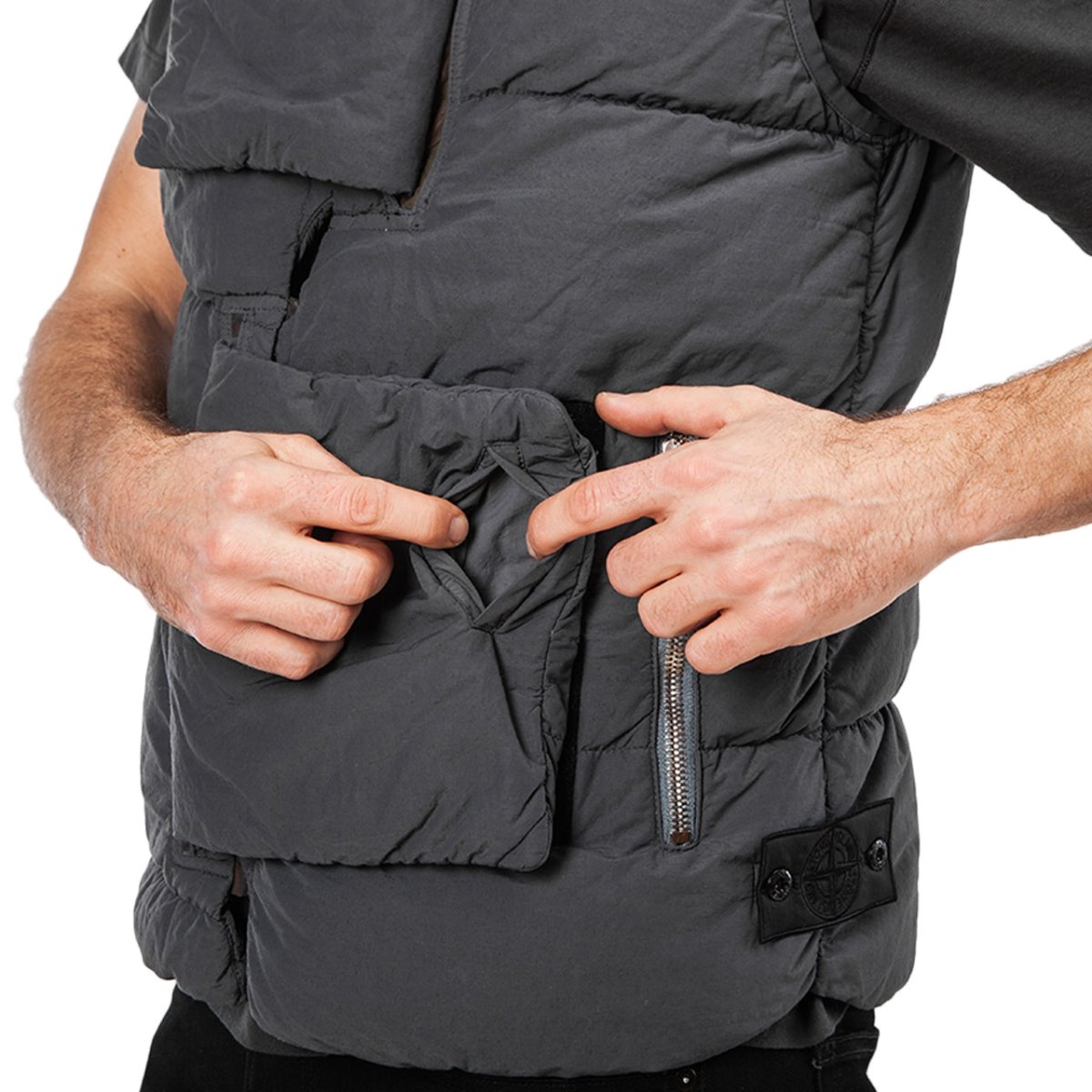 Stone Island Shadow Project Weste (Grau)  - Allike Store