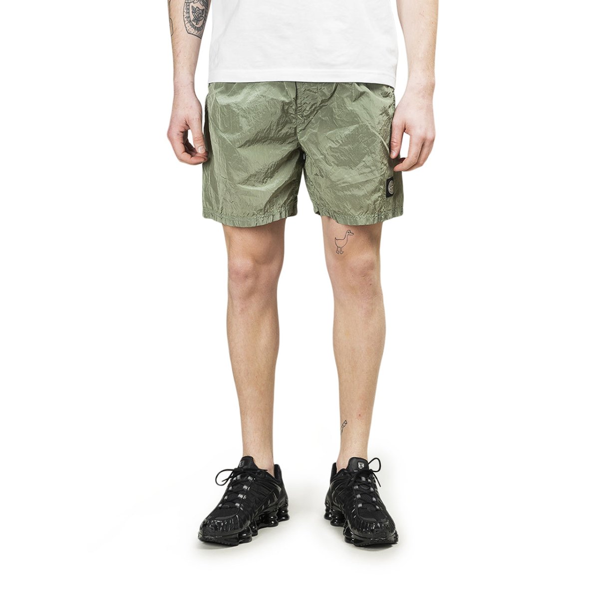 Stone Island Shorts (Olive)  - Allike Store