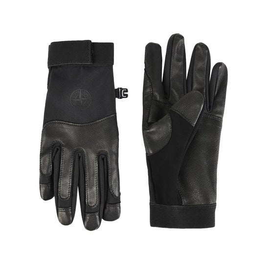 Stone Island Soft Shell-R Gloves (Schwarz)  - Allike Store
