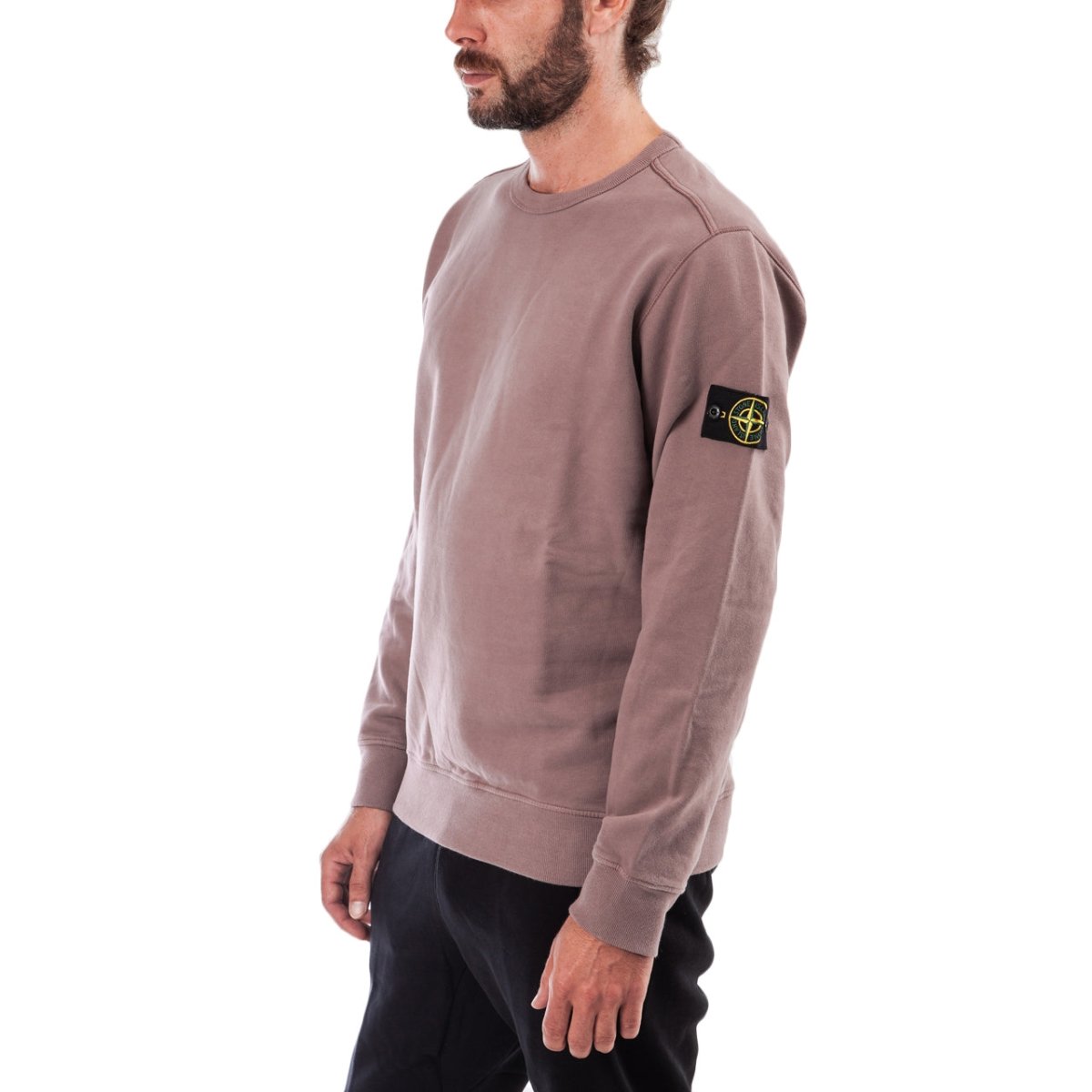 Stone Island Sweat Shirt (Dunkelrosa)  - Allike Store