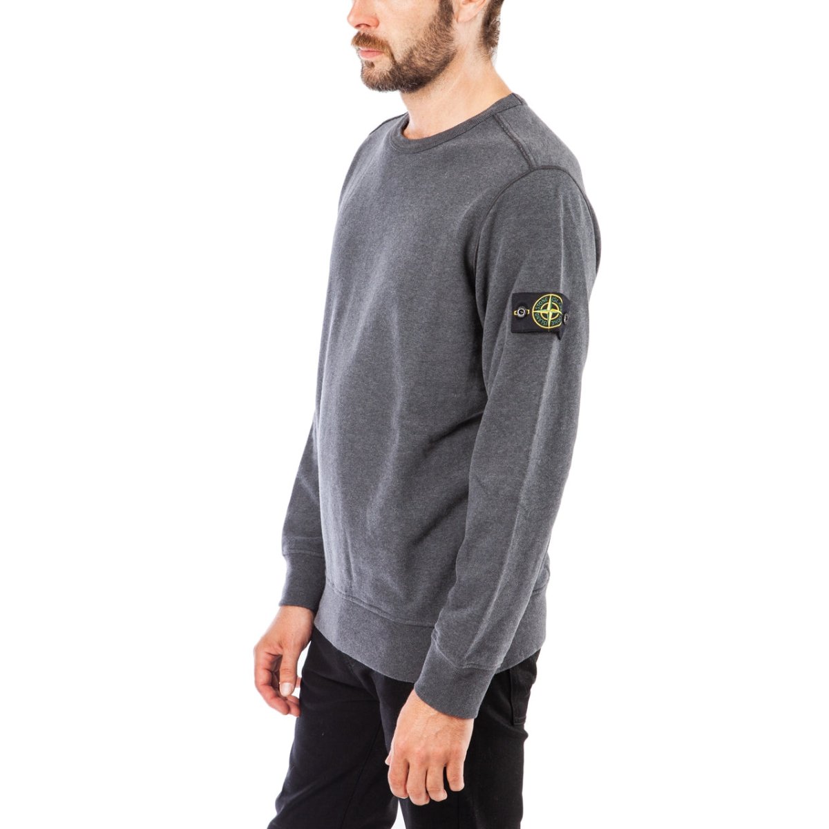 Stone island hotsell charcoal sweatshirt