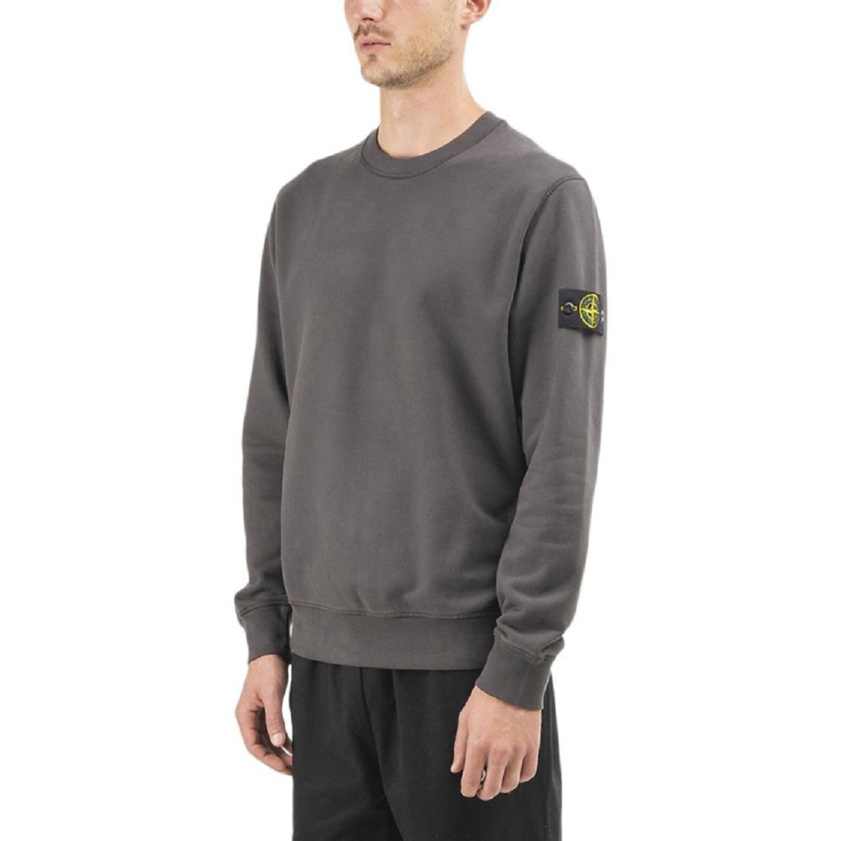 Charcoal stone island on sale sweatshirt