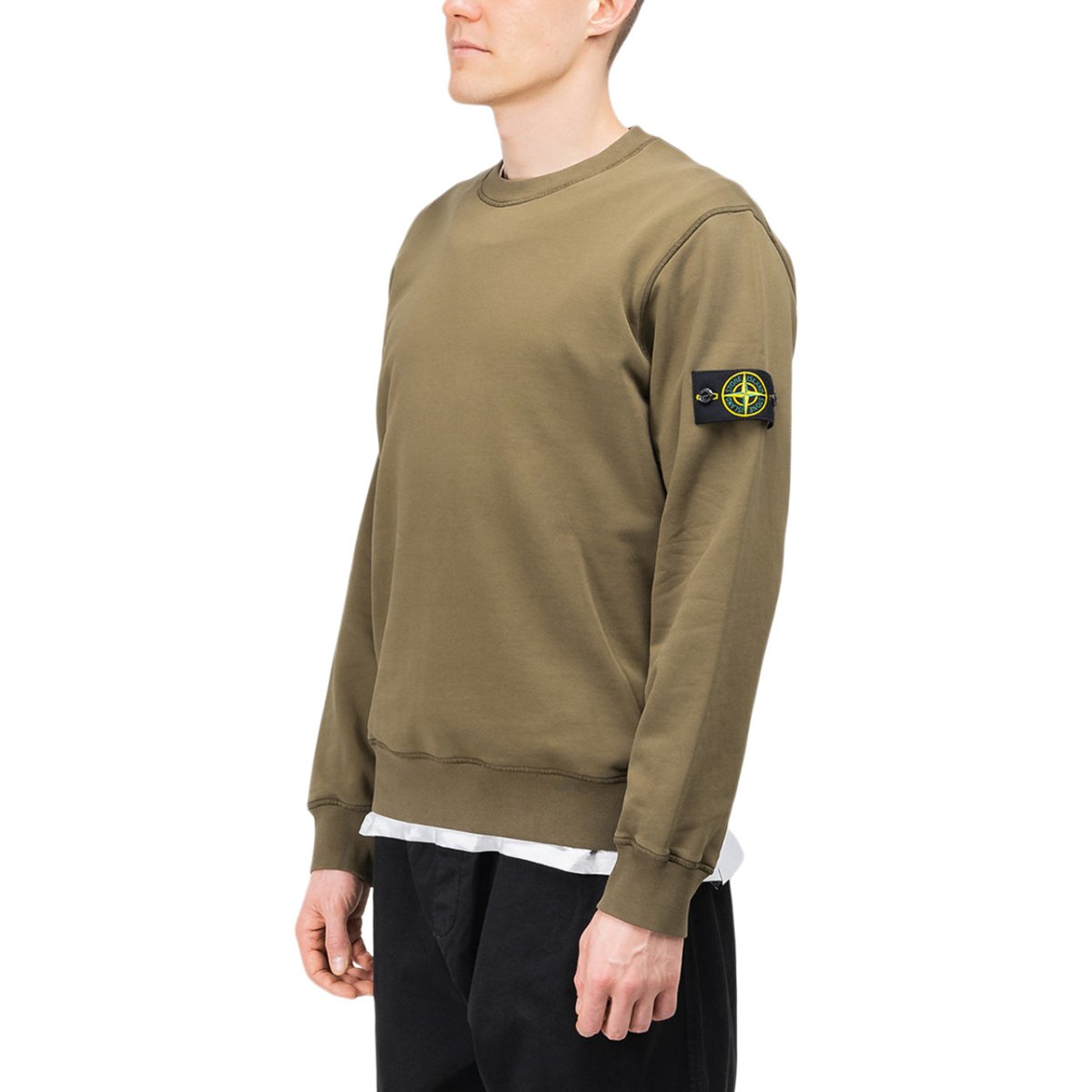 Stone island shop khaki sweatshirt