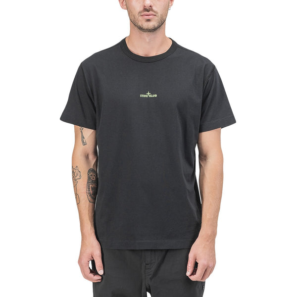 STONE  ブラック ロンT Tシャツ Stone Island ストーンアイランド ガーメントダイ ロンT 811522713