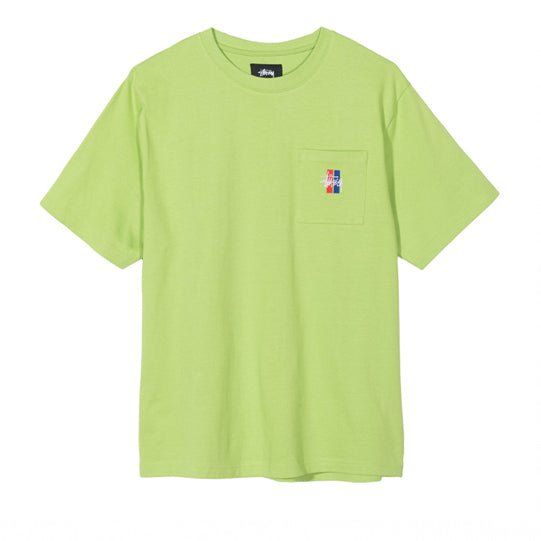 Stüssy 2 Bar Stock Crew (Grün)  - Allike Store