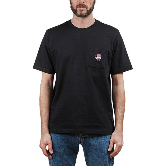 Stüssy 2 Bar Stock Crew (Schwarz)  - Allike Store