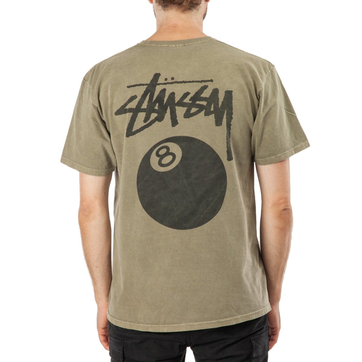 Stüssy 8 Ball Dyed Tee (Olive)  - Allike Store