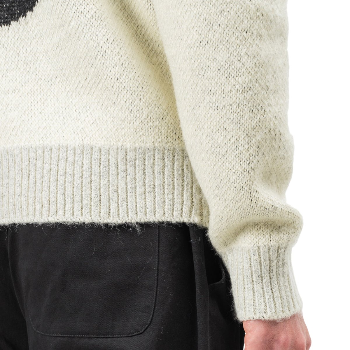 Stüssy 8 Ball Heavy Brushed Mohair Sweater (Cream) 117078-1228 - Allike  Store