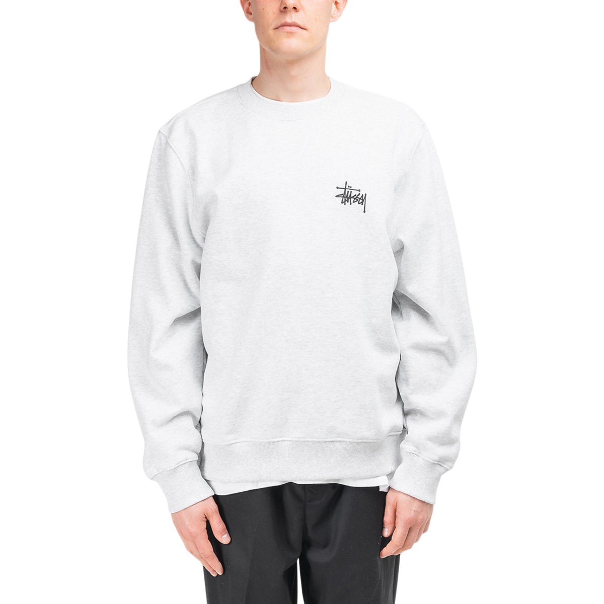 Stüssy Basic Crewneck (Grau)  - Allike Store