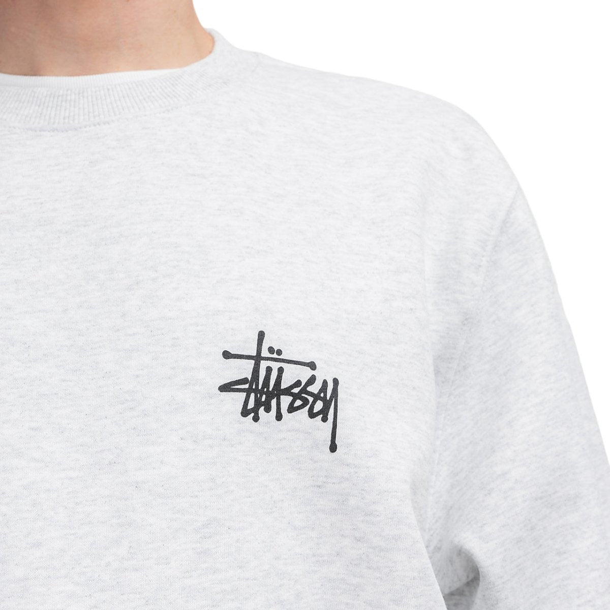 Stüssy Basic Crewneck (Grau)  - Allike Store