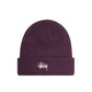 Stüssy Basic Cuff Beanie (Burgund)  - Allike Store