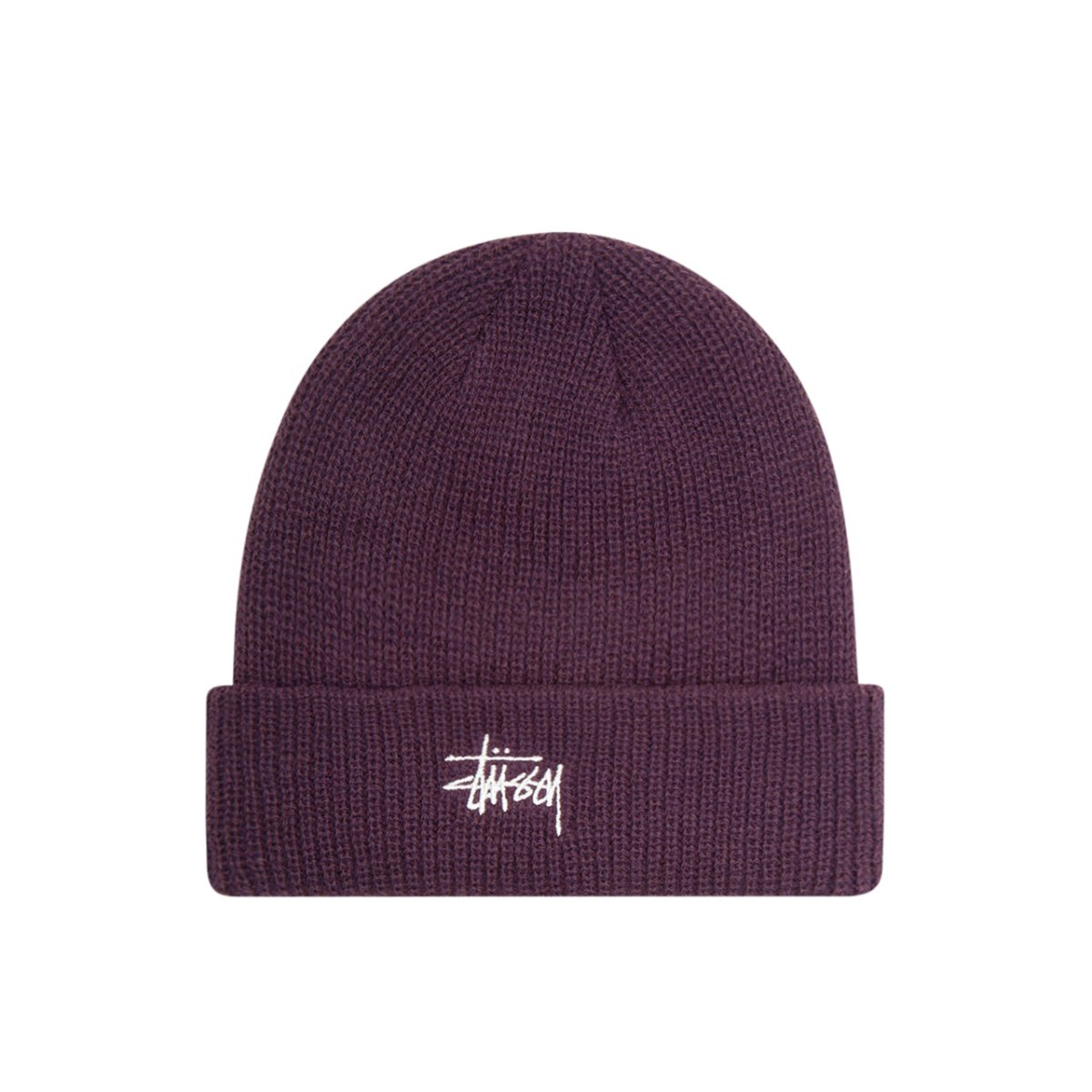 Stüssy Basic Cuff Beanie (Burgund)  - Allike Store