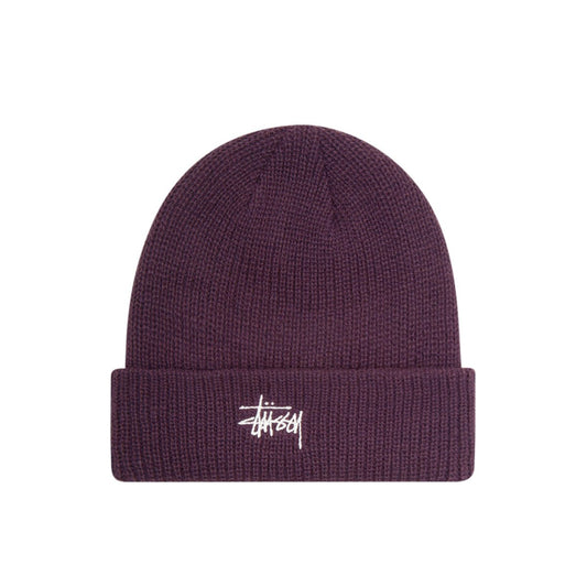 Stüssy Basic Cuff Beanie (Burgund)  - Allike Store