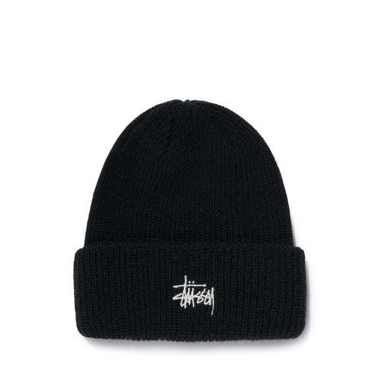 Stüssy Basic Cuff Beanie (Schwarz)  - Allike Store