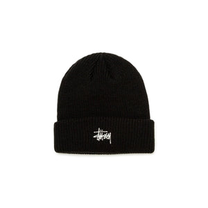 Stüssy Basic Cuff Beanie (Schwarz)  - Allike Store