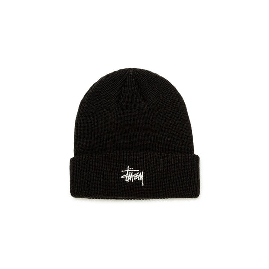 Stüssy Basic Cuff Beanie (Schwarz)  - Allike Store