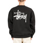 Stüssy Basic Stüssy Crew (Schwarz)  - Allike Store