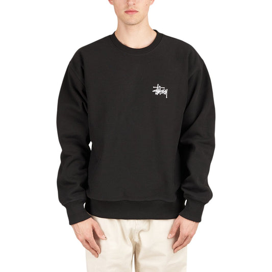 Stüssy Basic Stüssy Crew (Schwarz)  - Allike Store