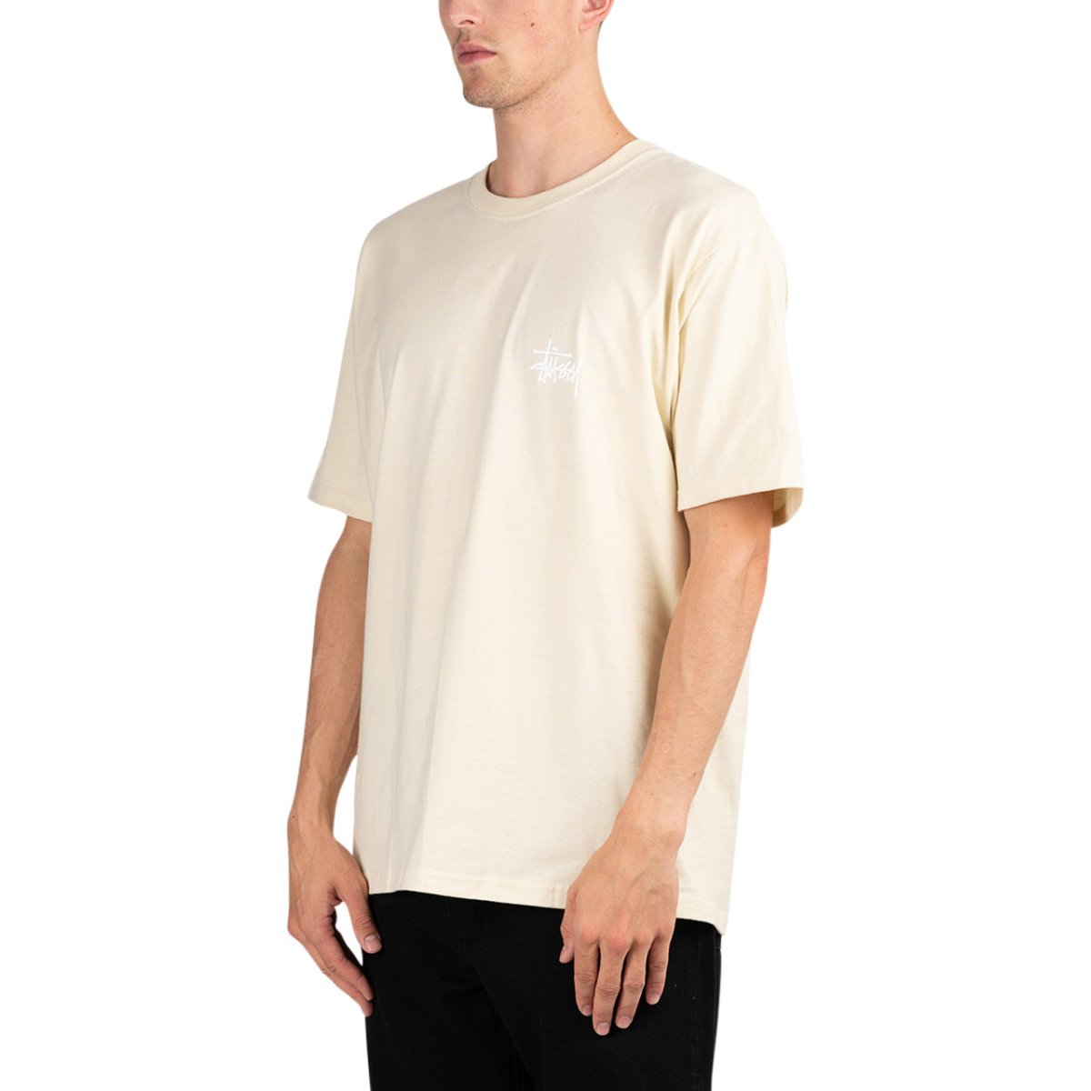 Stüssy Basic Stüssy Tee (Beige)  - Allike Store