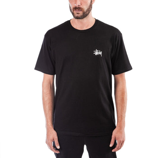 Stüssy Basic Stüssy Tee (Schwarz)  - Allike Store