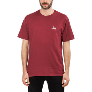 Stüssy Basic Stüssy Tee (Weinrot)  - Allike Store