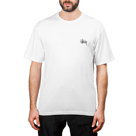 Stüssy Basic Stüssy Tee (Weiß)  - Allike Store
