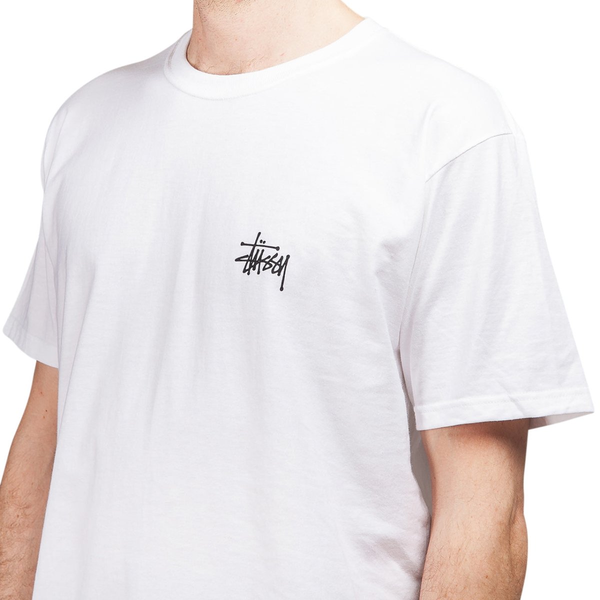 Stüssy Basic Stüssy Tee (Weiß)  - Allike Store