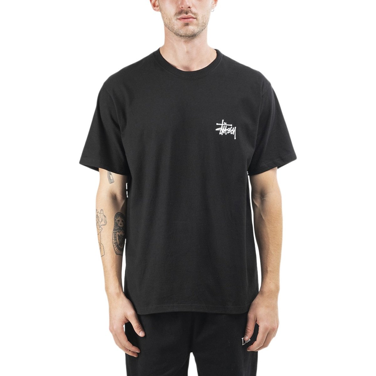 Stüssy Basic Tee (Schwarz)  - Allike Store