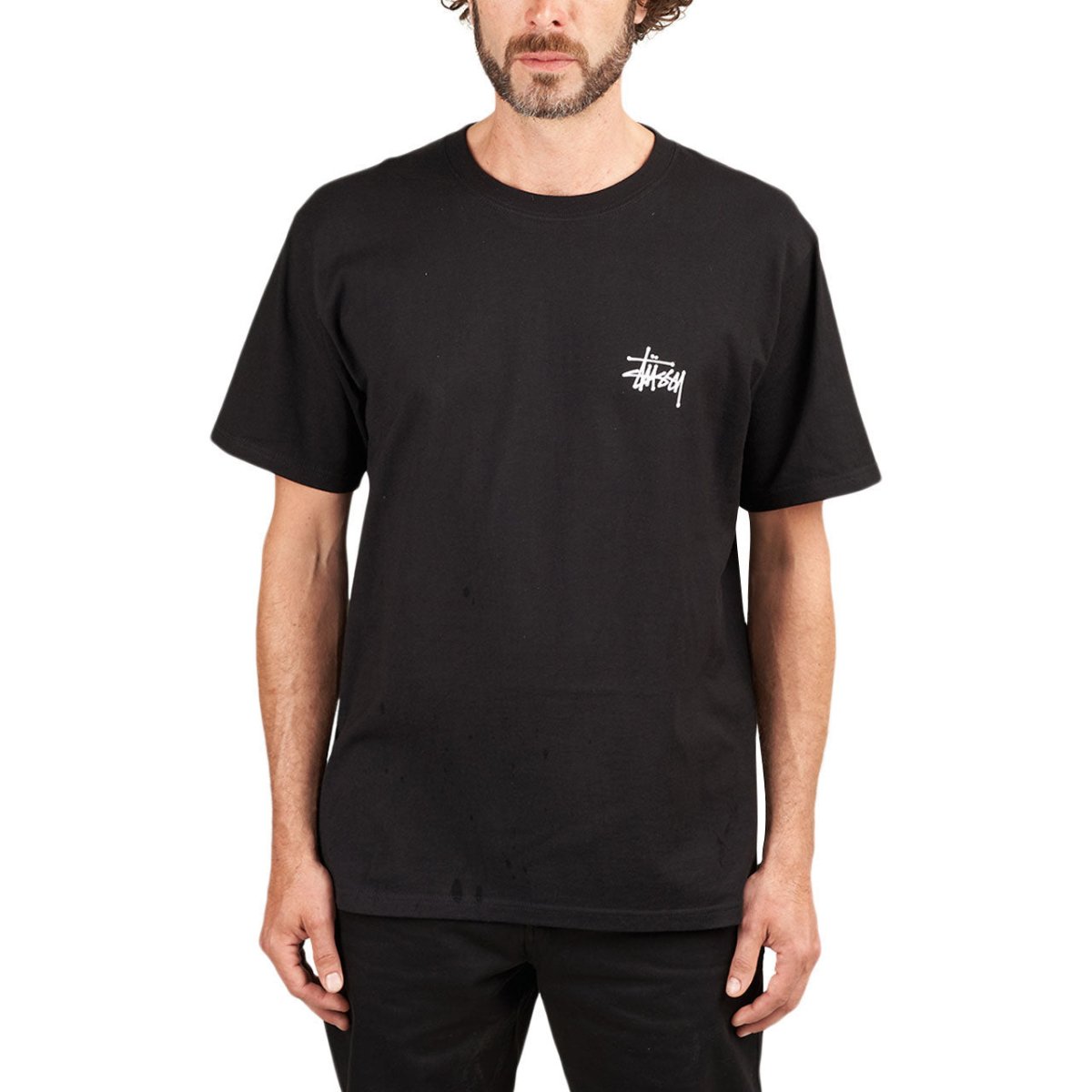 Stüssy Basic Tee (Schwarz)  - Allike Store