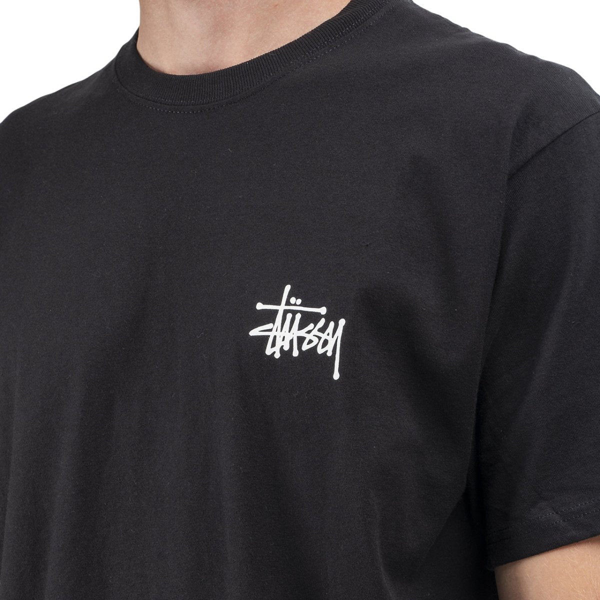 Stüssy Basic Tee (Schwarz)  - Allike Store