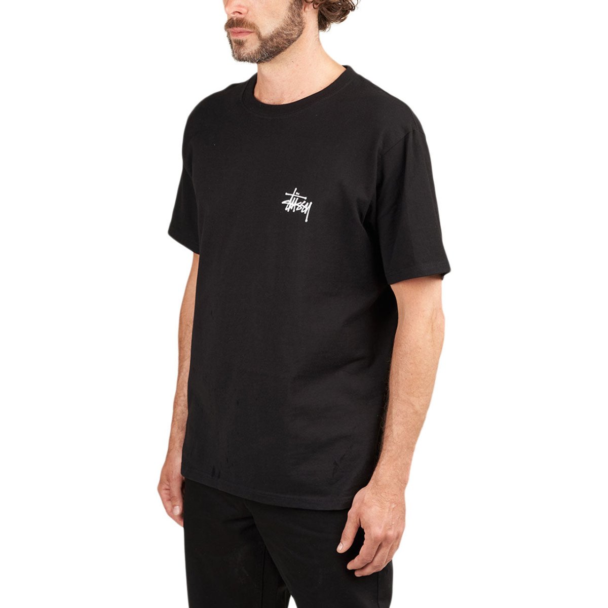 Stüssy Basic Tee (Schwarz)  - Allike Store