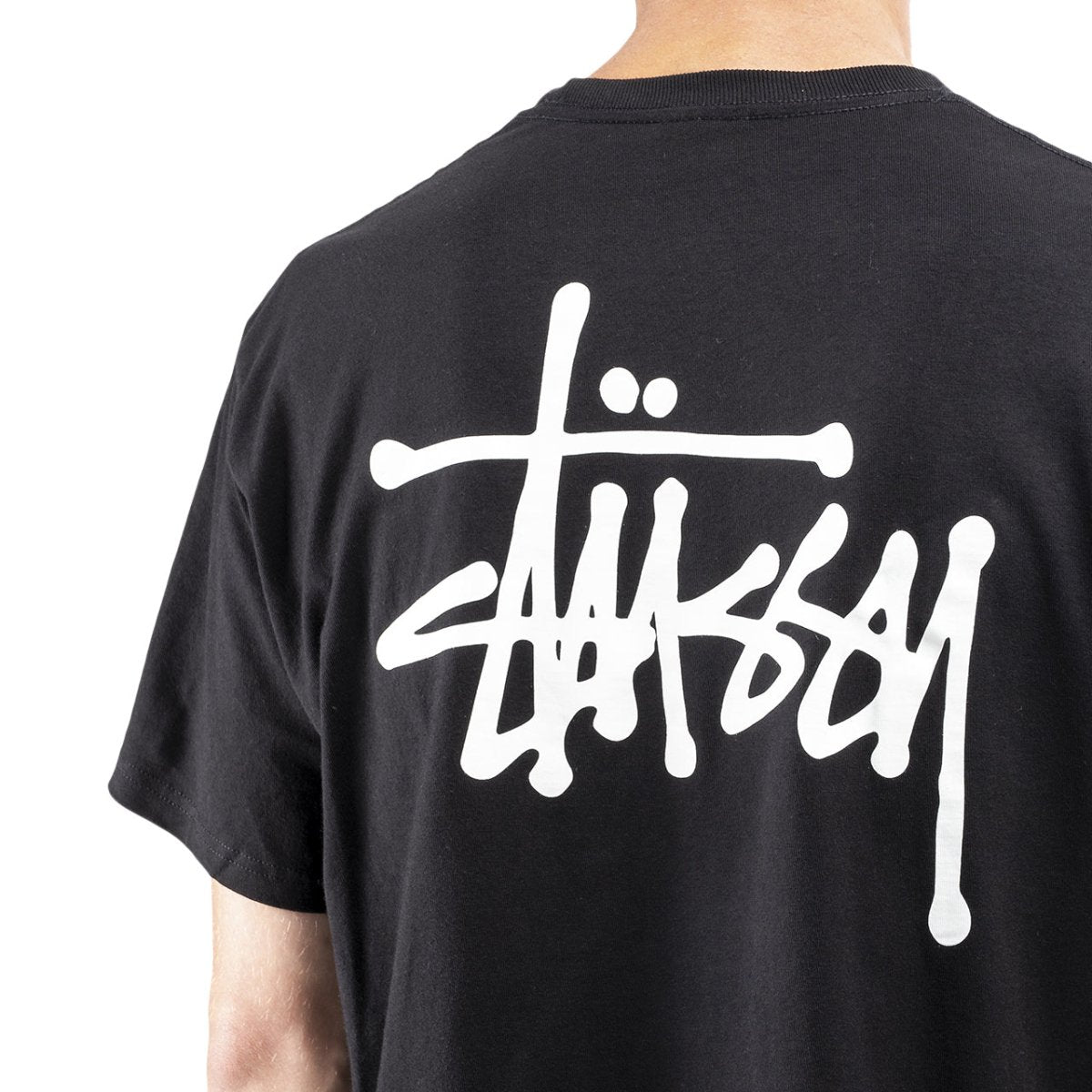 Stüssy Basic Tee (Schwarz)  - Allike Store