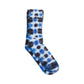 Stüssy Batik Dye Crew Socks (Blau / Schwarz)  - Allike Store