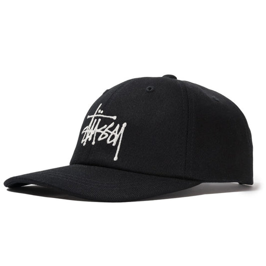 Stüssy Big Logo Low Pro Cap (Schwarz)  - Allike Store