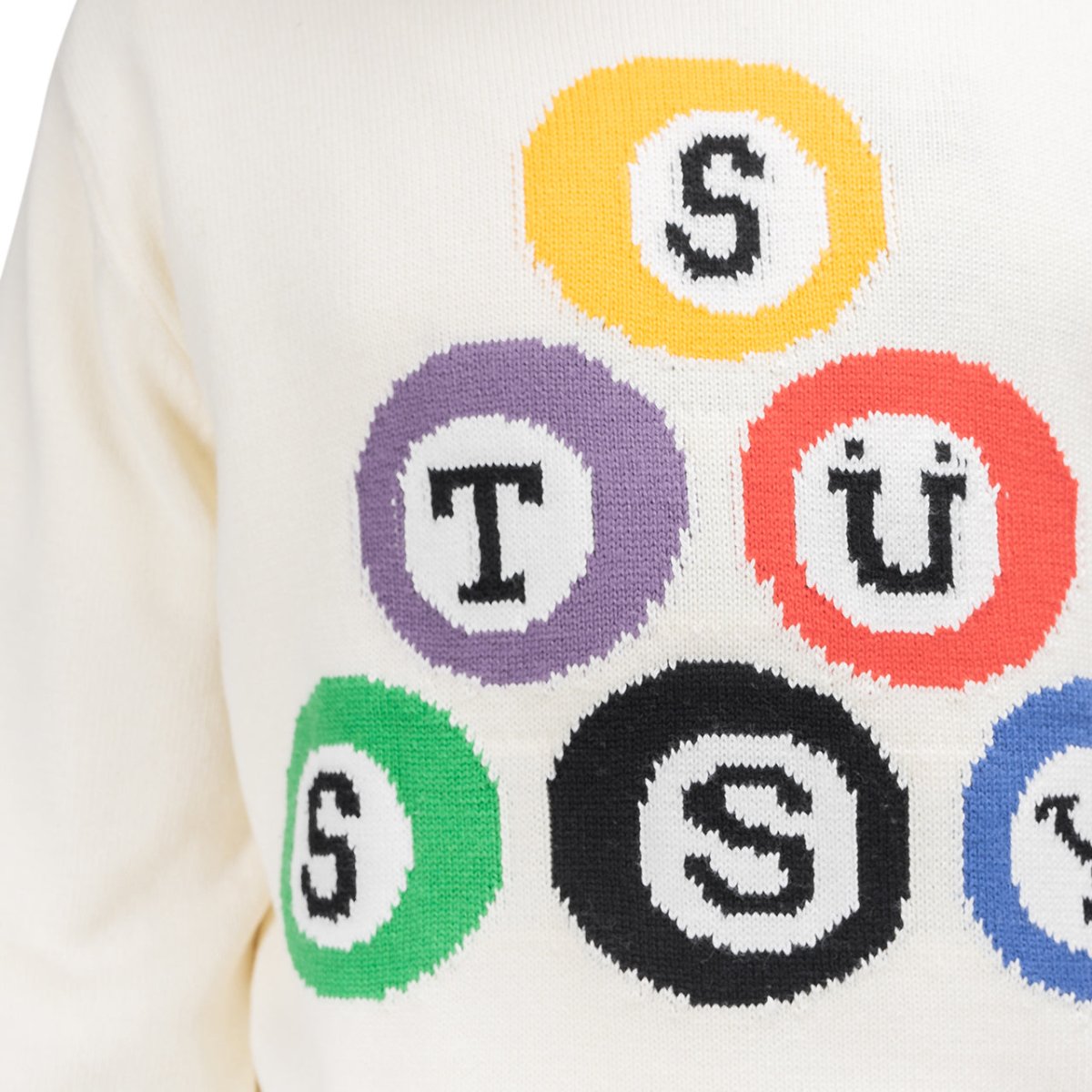 Stüssy Billiard Sweater (Natural)  - Allike Store