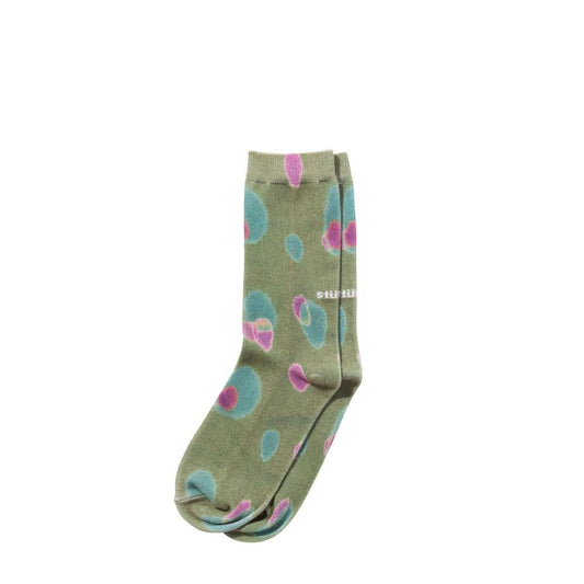 Stüssy Blob Everyday Socks (Olive)  - Allike Store