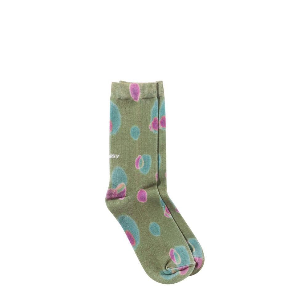 Stüssy Blob Everyday Socks (Olive)  - Allike Store
