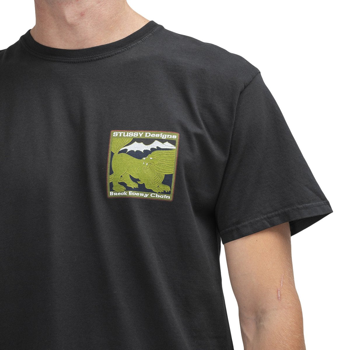 Stüssy Break Every Chain Tee (Schwarz)  - Allike Store