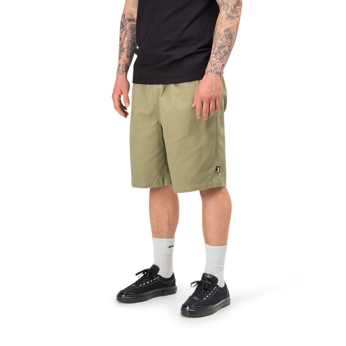 Stüssy Brushed Beach Short (Olive)  - Allike Store