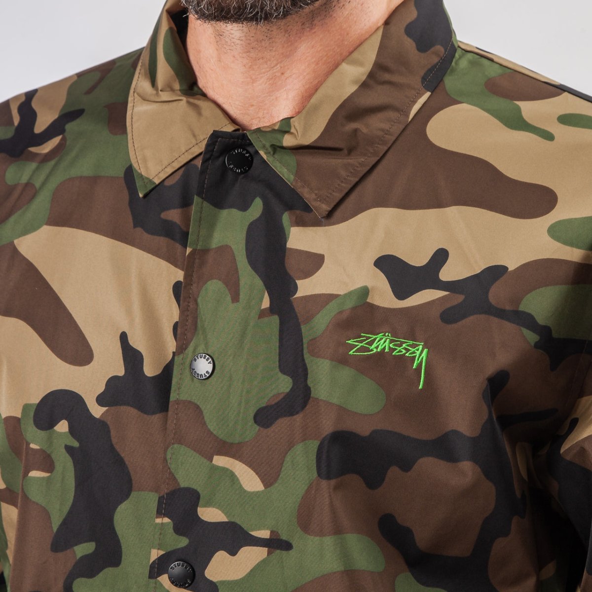 Stüssy Camo Cruize Coach Jacket (Camo) 115402-0205 – Allike Store