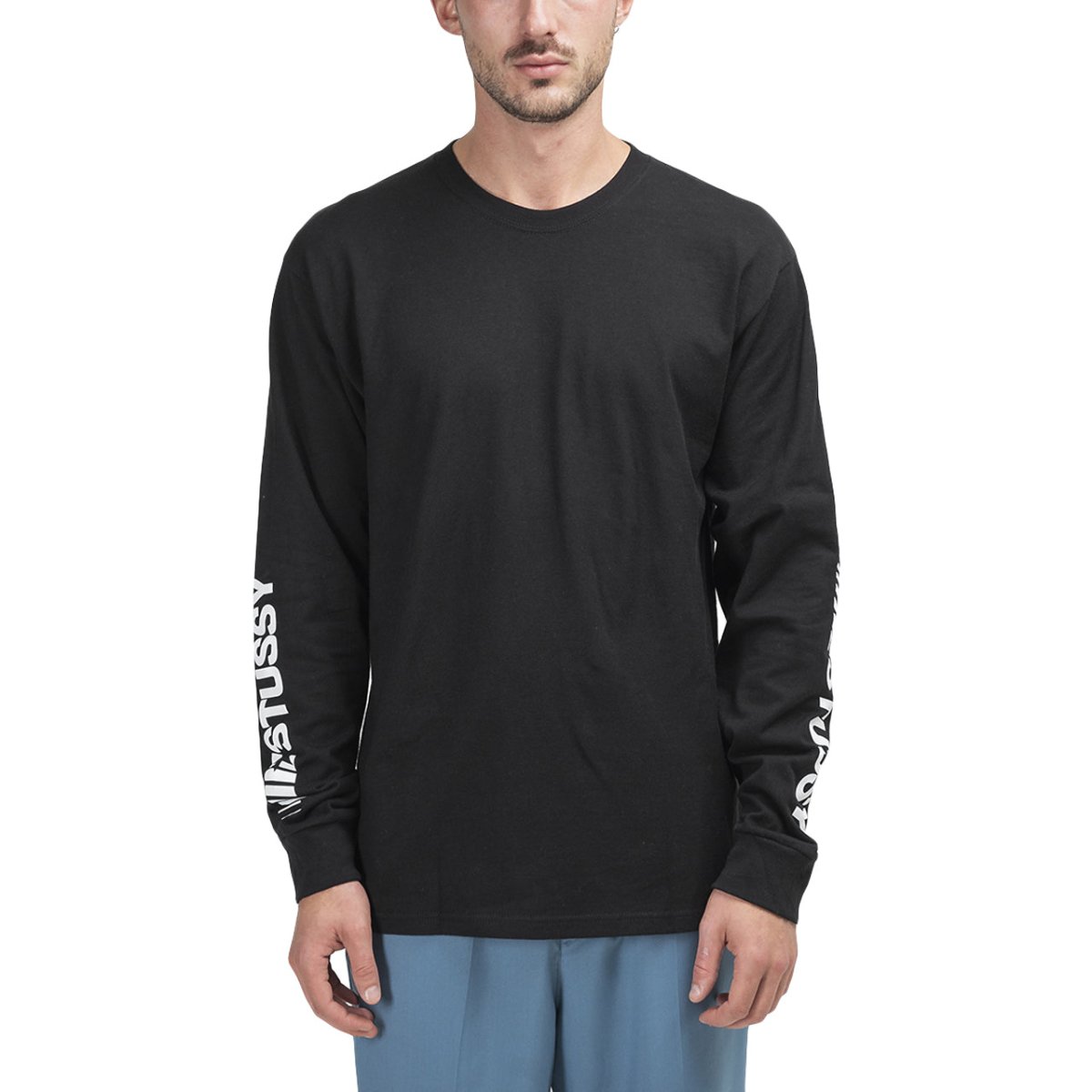 Stüssy Champion L/S Tee (Schwarz)  - Allike Store