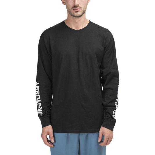 Stüssy Champion L/S Tee (Schwarz)  - Allike Store