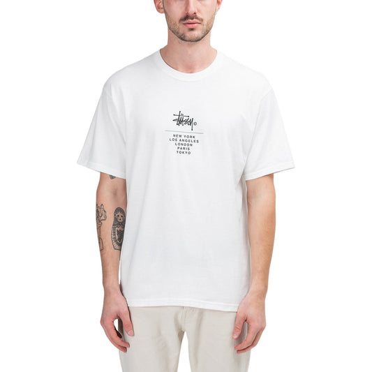 Stüssy City Stack Tee (Weiss)  - Allike Store