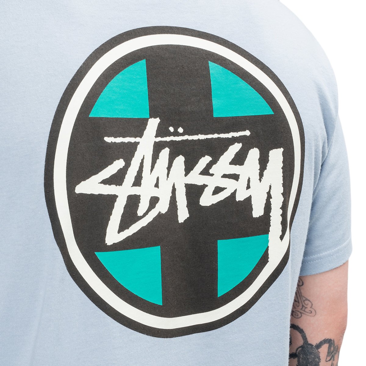Stüssy Cross Dot Tee (Blau)  - Allike Store