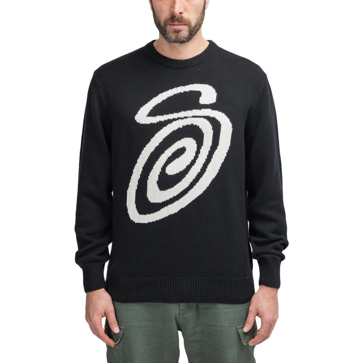STUSSY】CURLY S SWEATER-