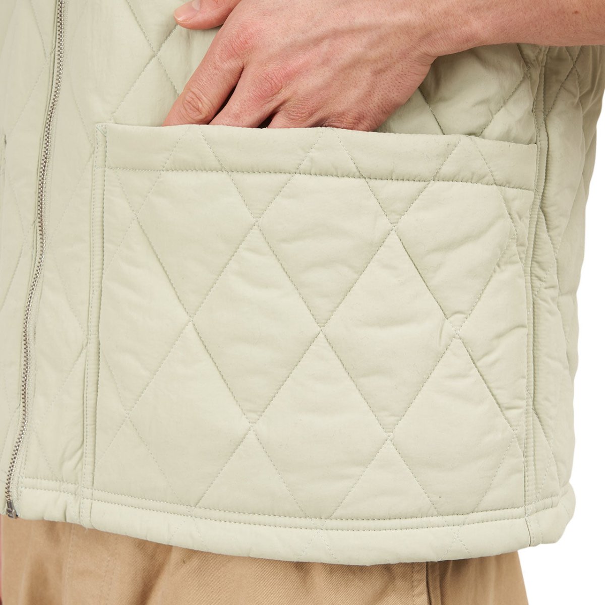 Stüssy Diamond Quilted Vest (Salbei)  - Allike Store