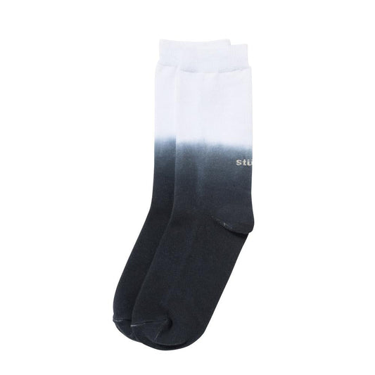 Stüssy Dip Dye Everday Socks (Schwarz / Weiß)  - Allike Store